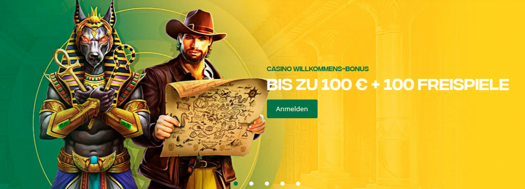 Qbet  casino Bis zu 100 euro + 100 freispiele